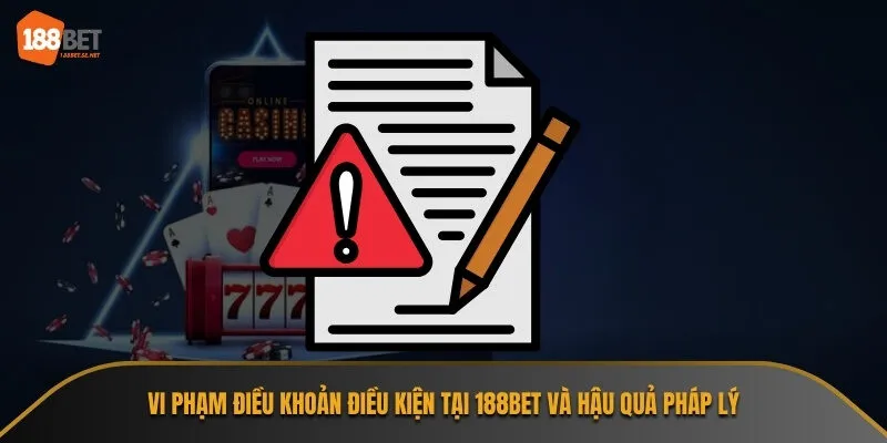 Hệ quả pháp lý từ vi phạm điều khoản có thể bao gồm phạt tiền hoặc án tù